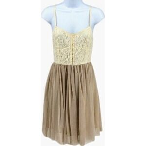 American Eagle Dress Lace Tulle Party Cocktail‎ Sundress Sleeveless Size 0 NWT